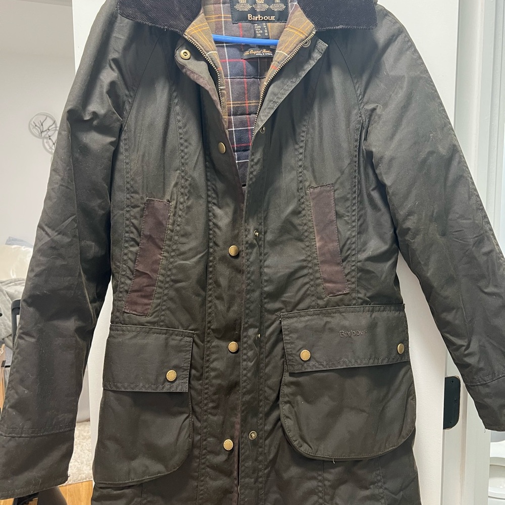 Barbour Women's Dark Green Original Tartan Jacket